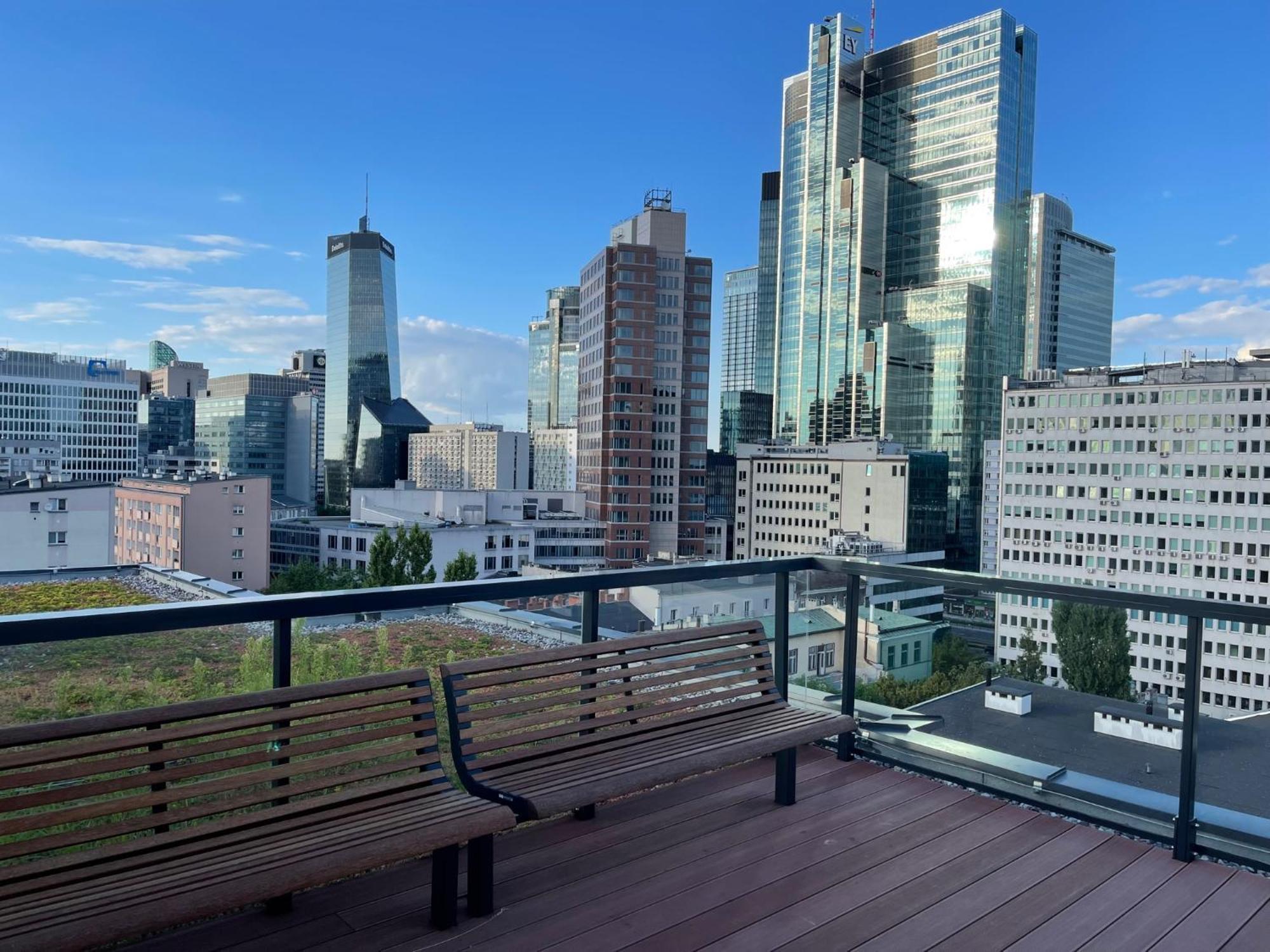 Sienna 65 - Taras Na Dachu Z Panorama 360 Na Warszawe -Roof Terrace With A Beautiful View - Prywatny Balkon - Private Balcony - Better Rental Варшава Екстериор снимка